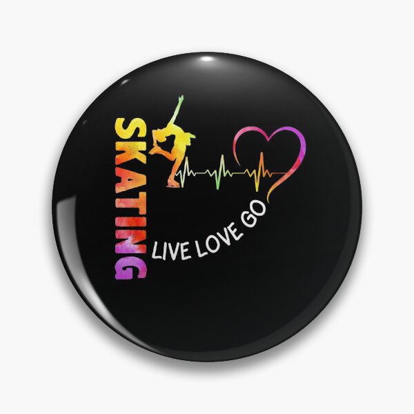 Item preview,  Live Love Skating Watercolor Art designed and sold by Landesign.