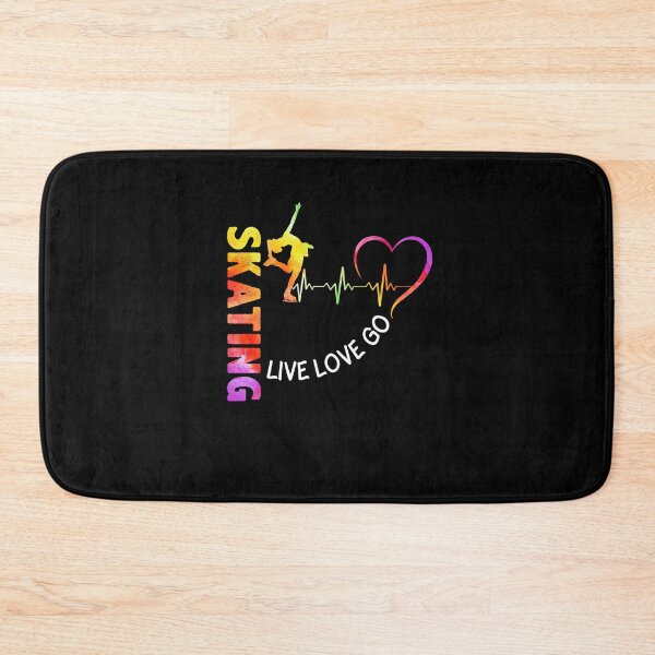 Item preview,  Live Love Skating Watercolor Art designed and sold by Landesign.