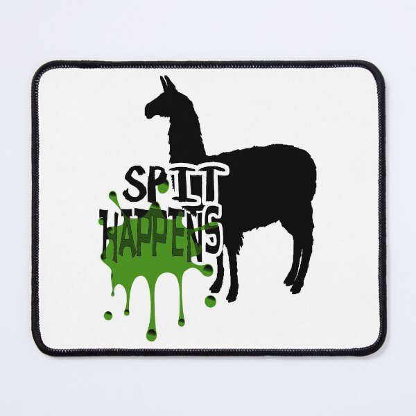 Item preview, Spit Happens Llama Meme designed and sold by RiffXS.