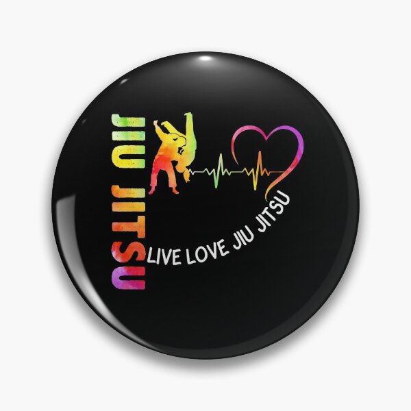 Item preview, Live Love Jiu Jitsu Watercolor Art designed and sold by Landesign.