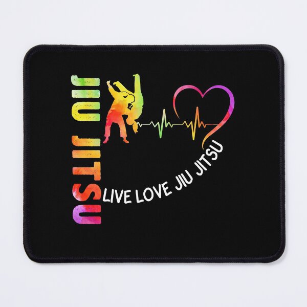 Item preview, Live Love Jiu Jitsu Watercolor Art designed and sold by Landesign.