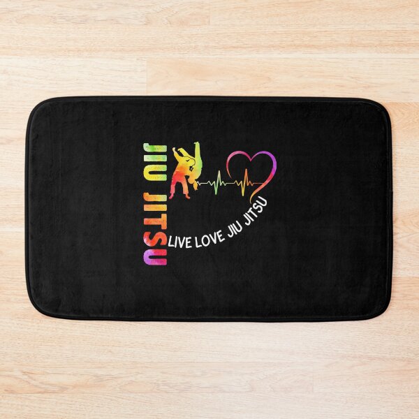 Item preview, Live Love Jiu Jitsu Watercolor Art designed and sold by Landesign.
