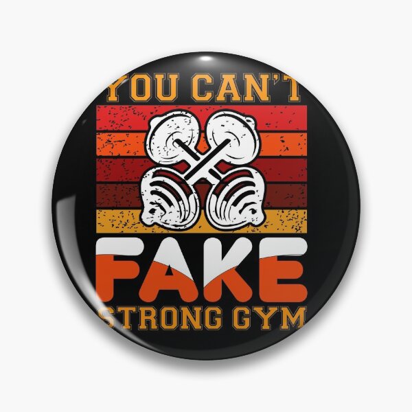 Item preview, You can't fake strong gym designed and sold by angelusdark.
