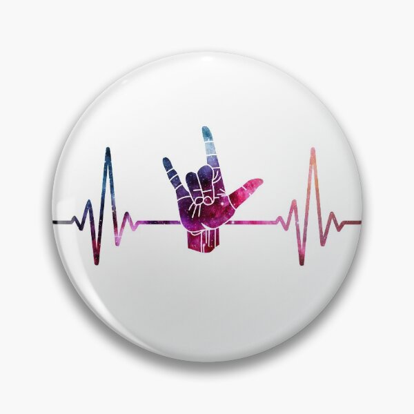 Item preview, Sign language Heartbeat galaxy designed and sold by thanhmaidesign.