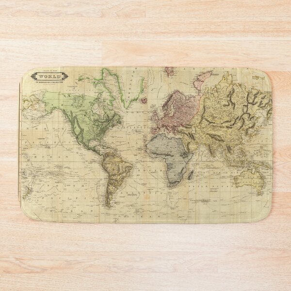 Item preview, Map of the World in 1831 designed and sold by ganje.