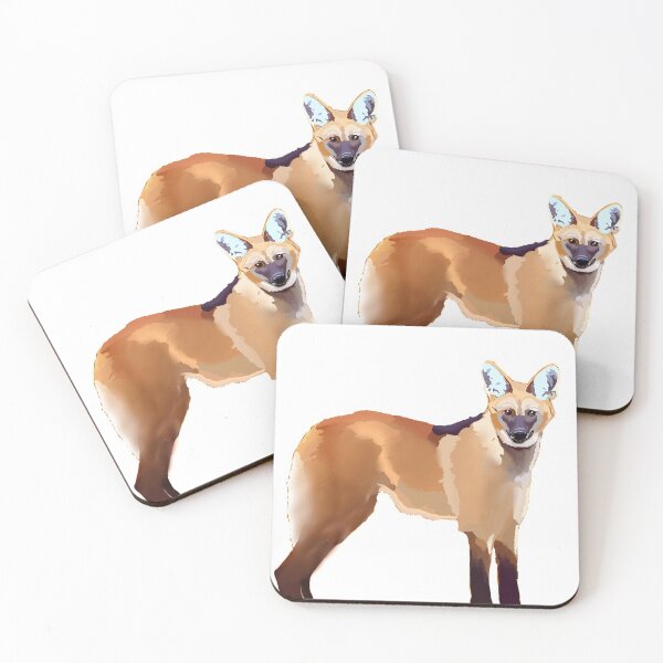Item preview, Maned Wolf Illustration wild animal  designed and sold by Dogs 4 Life.