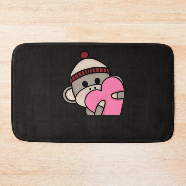 Item preview, Sock Monkey Heart Sticker designed and sold by AnjaKrella.
