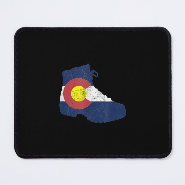 Item preview,  Colorado State Flag Vintage Distressed Hiking Boot designed and sold by sandyq55.