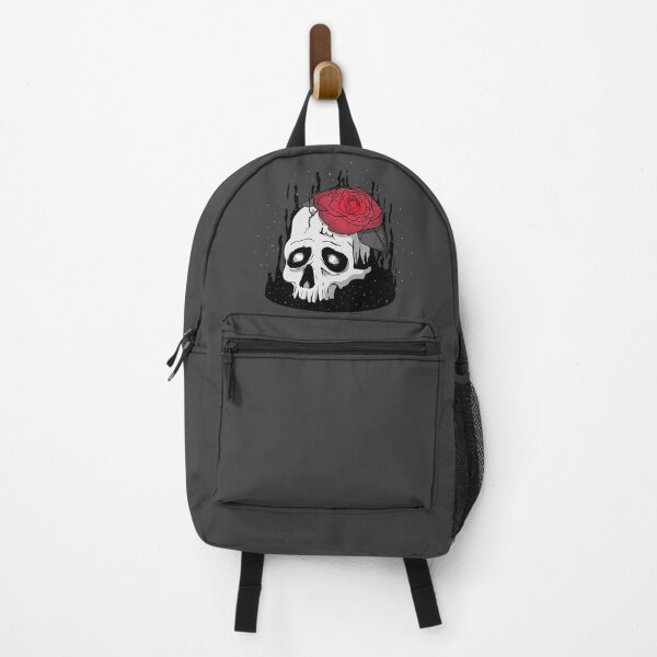 Item preview, Skull with a rose designed and sold by ClarissaNGKai.
