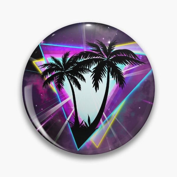 Item preview, Vaporwave Mood Aesthetic - Space Palms designed and sold by forge22.