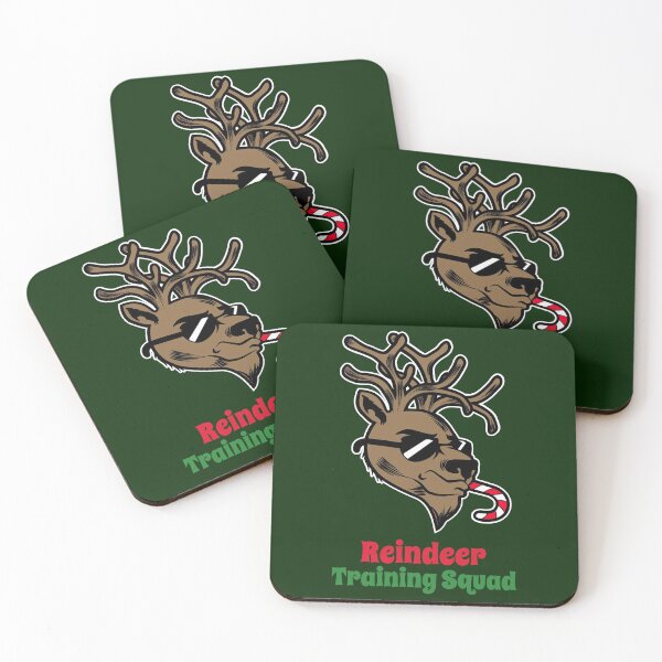 Item preview, Reindeer Training Squad. Cool Reindeer Christmas designed and sold by Rebel-Design.