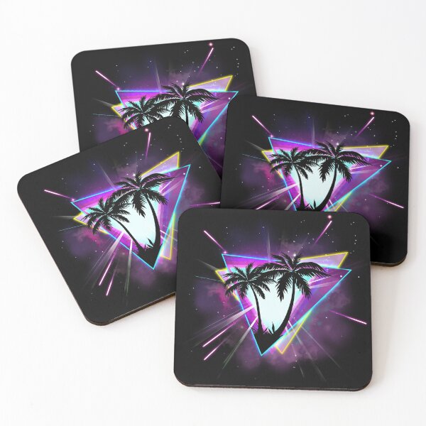 Item preview, Vaporwave Mood Aesthetic - Space Palms designed and sold by forge22.