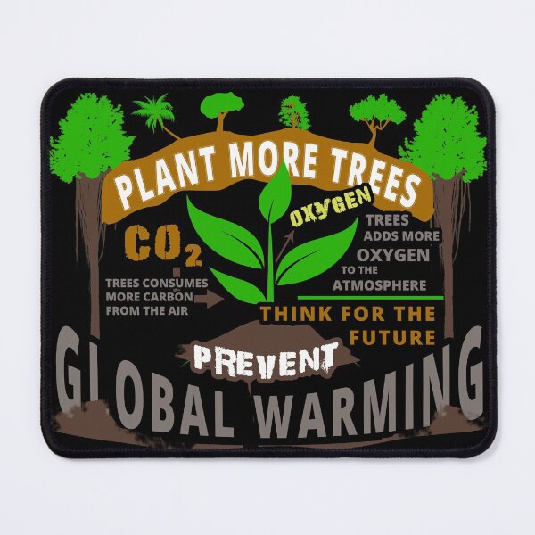 Item preview, Plant More Trees, Prevent Global Warming designed and sold by Tatzki-Design.