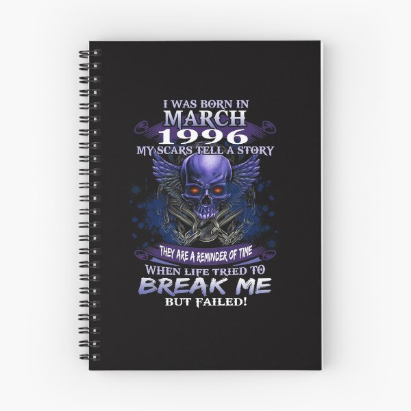 Item preview, 1996 I Was Born In March My Scars Tell a Story When Life Tried To Break Me But Failed designed and sold by PatrickRda.