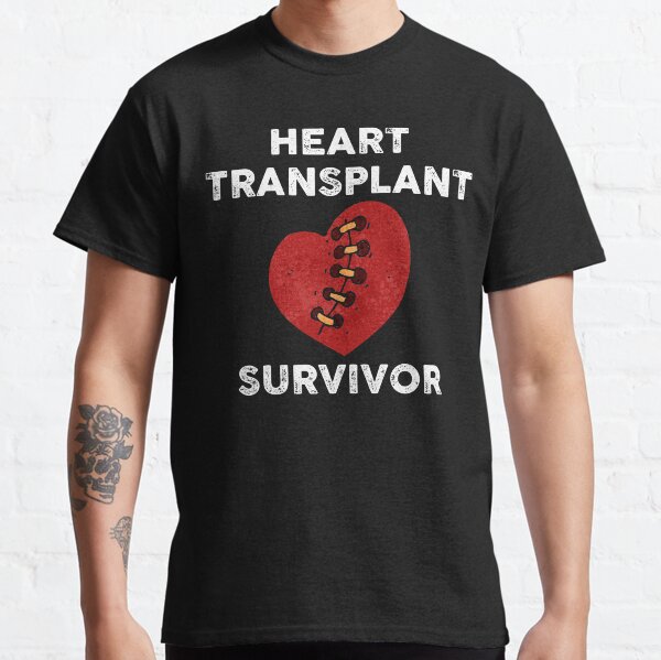 Sobreviviente de trasplante de corazón vintage Camiseta clásica