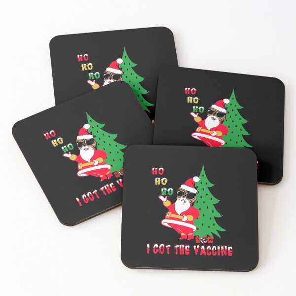 Item preview,   Ho ho ho I got the vaccine  Christmas 2021 I Got Vaccinated Santa,sarcastic Christmas cards ideas 2021 designed and sold by ilias13.