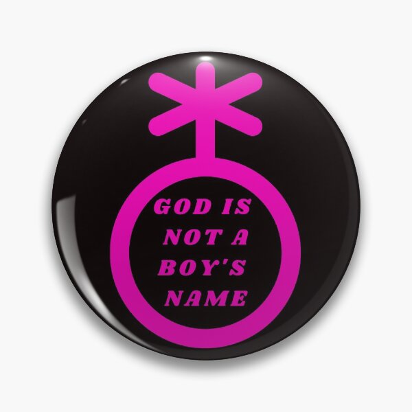 Item preview, Non-binary God: God is Not a Boy's Name  designed and sold by CheekyGrace.