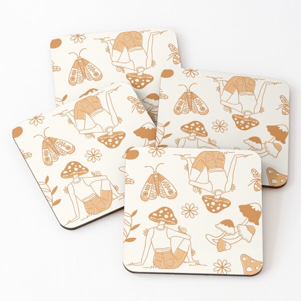 Item preview, Mushroom Girl Pattern Design designed and sold by sararegs.