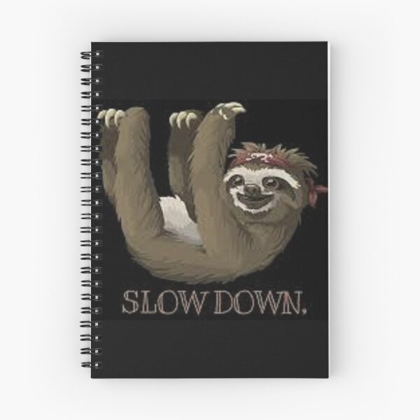 Item preview, Slowdown Sloth print on apparel, stickers, accessories, decor.   Sloth Gifts.   designed and sold by lduke47.