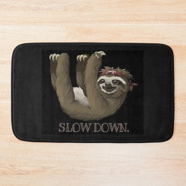 Item preview, Slowdown Sloth print on apparel, stickers, accessories, decor.   Sloth Gifts.   designed and sold by lduke47.