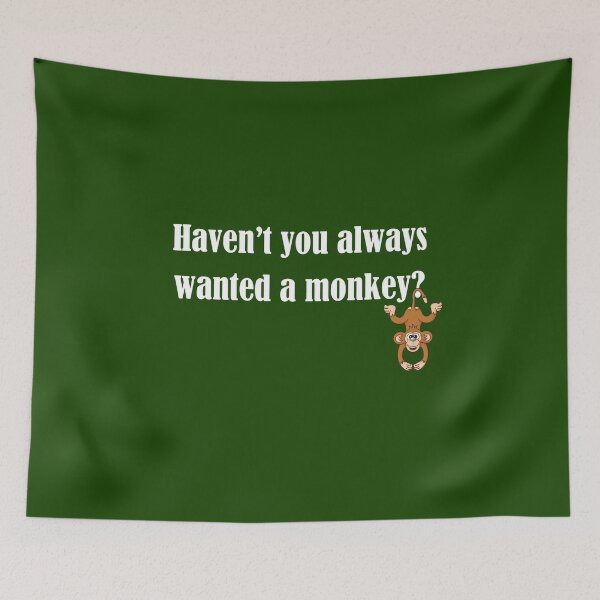 Item preview, Haven't you always wanted a monkey? - Light Text designed and sold by lyricalshirts.