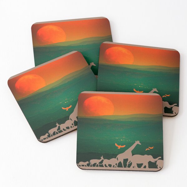 Item preview, SERENGETI SUNSET STROLL designed and sold by THE AMERICAN TEEVANGELIST.