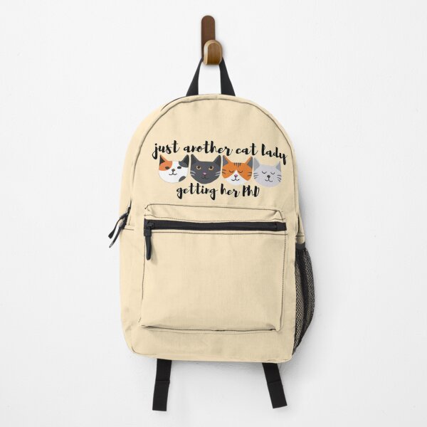 Item preview, just another cat lady getting her phd designed and sold by deargradstudent.