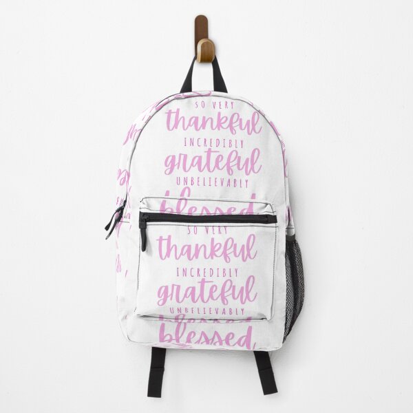 Item preview, Thankful, grateful, blessed - pink lemonade designed and sold by Cane & Abel Creations ..