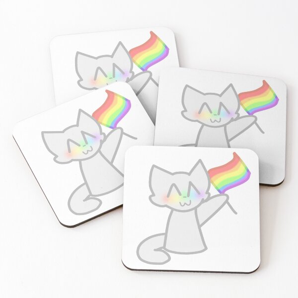 Item preview, Rainbow cat pride designed and sold by Cipherheart.