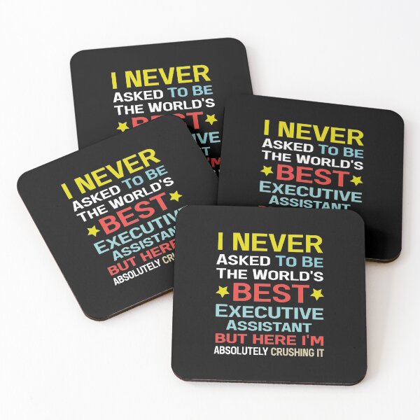 Item preview, I Never Asked To Be The World's Best Executive Assistant - Funny Executive Assistant Gift designed and sold by vergineeyou.