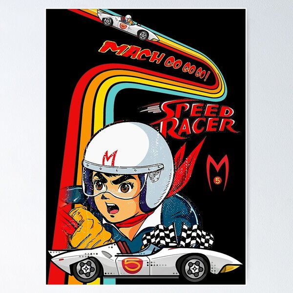Speed Racer Cartoons' Poster, picture, metal print, paint by TrueBest