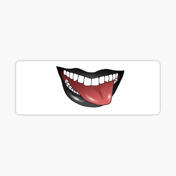 Smiling mouth Sticker