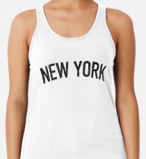 Camiseta de tirantes para mujer Camiseta clásica de Nueva York