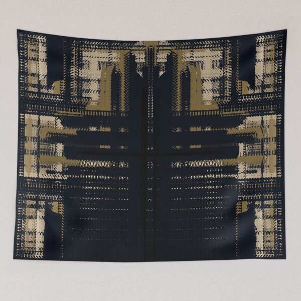Item preview, Art Deco Night Vibes: Black, Gold and Tan Abstract Pattern designed and sold by CoCDesigns.