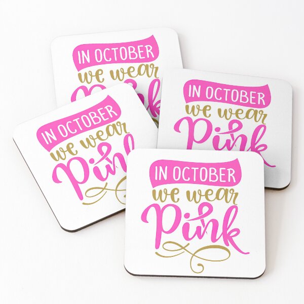 Item preview, In October we Wear Pink, October, Pink, Pink Day designed and sold by graphic-genie.