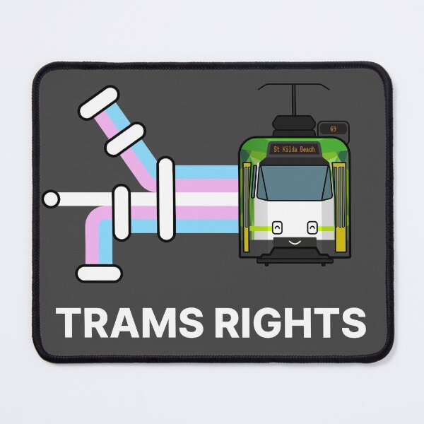Item preview, Trams Rights (Melbourne Z class) designed and sold by excitedleigh.