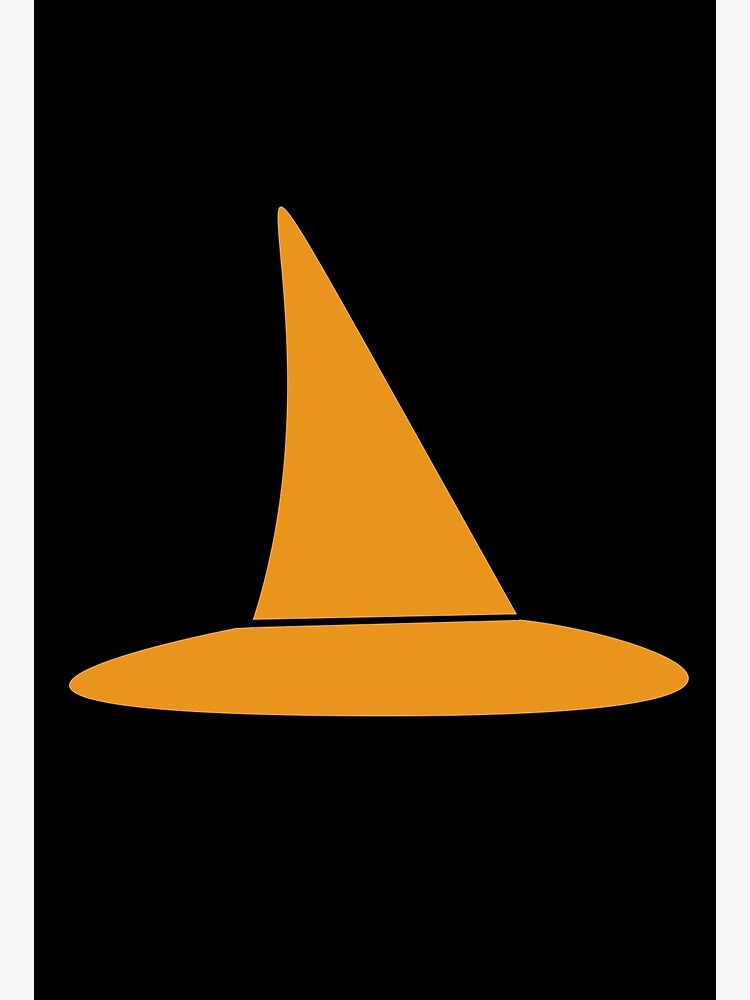 Thumbnail 3 of 3, Poster, Halloween Hat Orange designed and sold by itsthelebel.