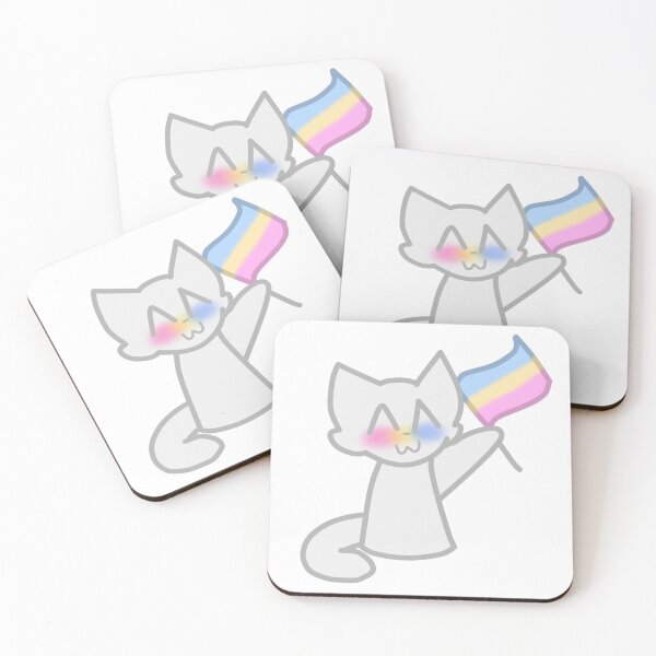 Item preview, Pan pride cat flag designed and sold by Cipherheart.