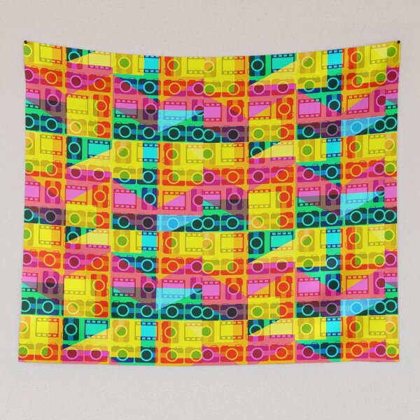 Item preview, Bright camera pattern designed and sold by cocodes.