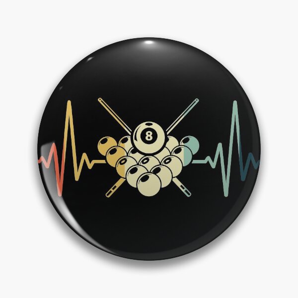 Item preview, Billiard Heartbeat Vintage designed and sold by NgocLanDesign.
