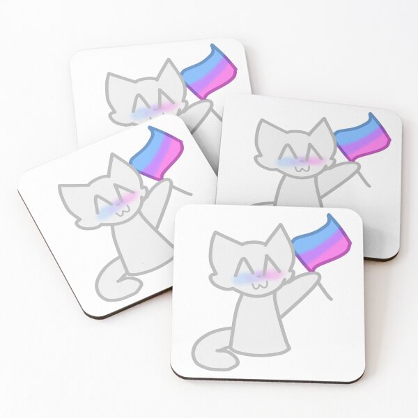 Item preview, Bi pride cat designed and sold by Cipherheart.