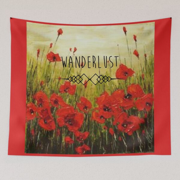 Item preview, Wanderlust-Poppy designed and sold by KikkaT.