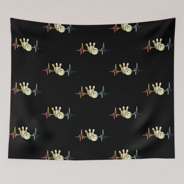 Item preview, Bowling Heartbeat Vintage designed and sold by NgocLanDesign.