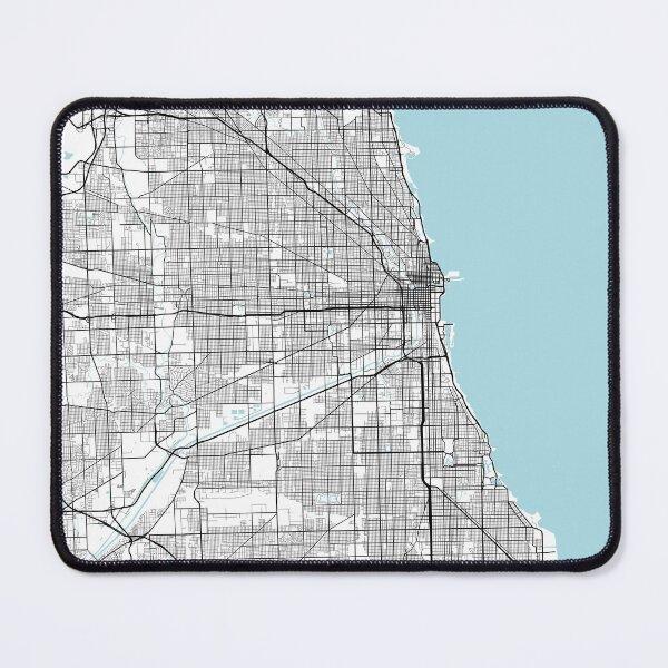 Item preview, Chicago City Map of Illinois, USA - Circle designed and sold by deMAP.