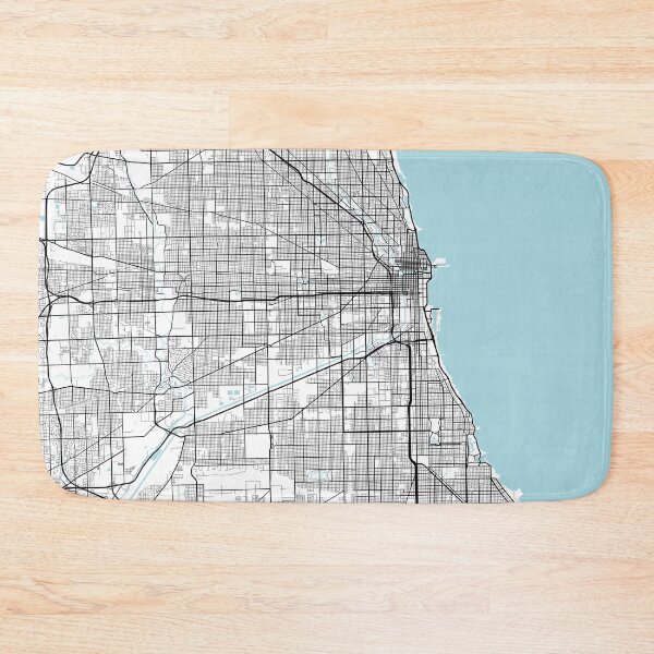 Item preview, Chicago City Map of Illinois, USA - Circle designed and sold by deMAP.