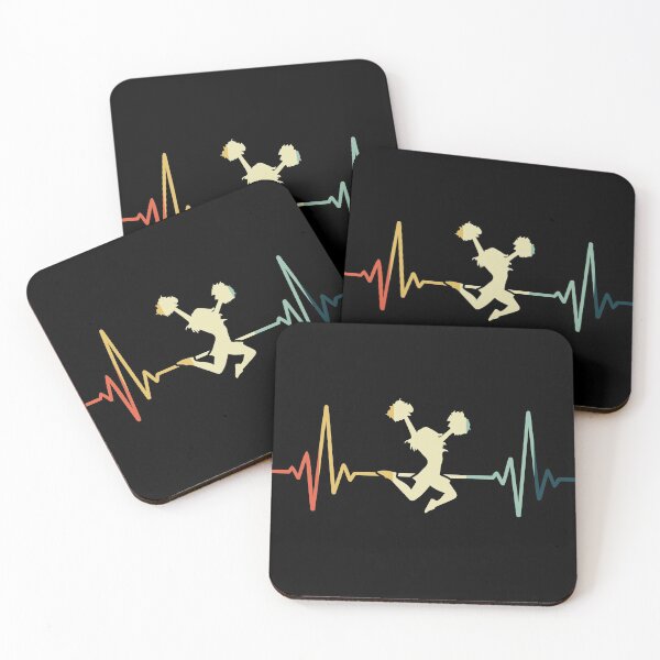 Item preview, Cheerleading Heartbeat Vintage designed and sold by NgocLanDesign.