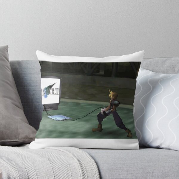 Item preview, Cloud plays FFVII designed and sold by silver-shadow.