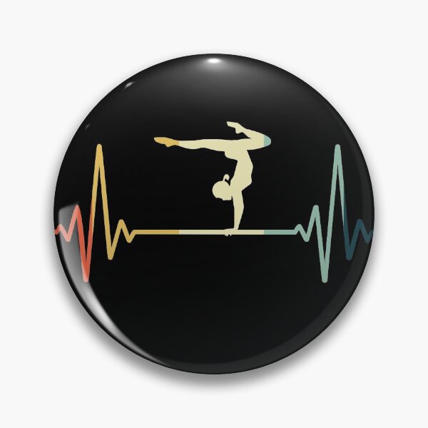 Item preview, Gymnastics Heartbeat Vintage designed and sold by NgocLanDesign.