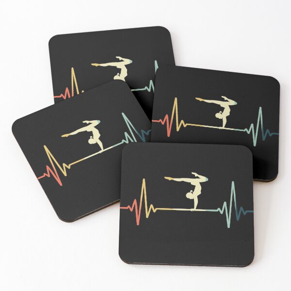 Item preview, Gymnastics Heartbeat Vintage designed and sold by NgocLanDesign.