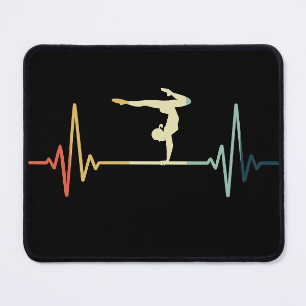 Item preview, Gymnastics Heartbeat Vintage designed and sold by NgocLanDesign.